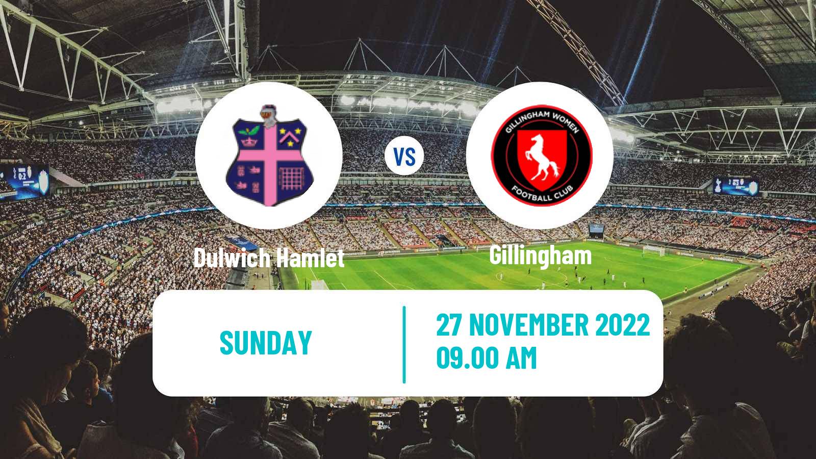 Soccer English FA Cup Women Dulwich Hamlet - Gillingham
