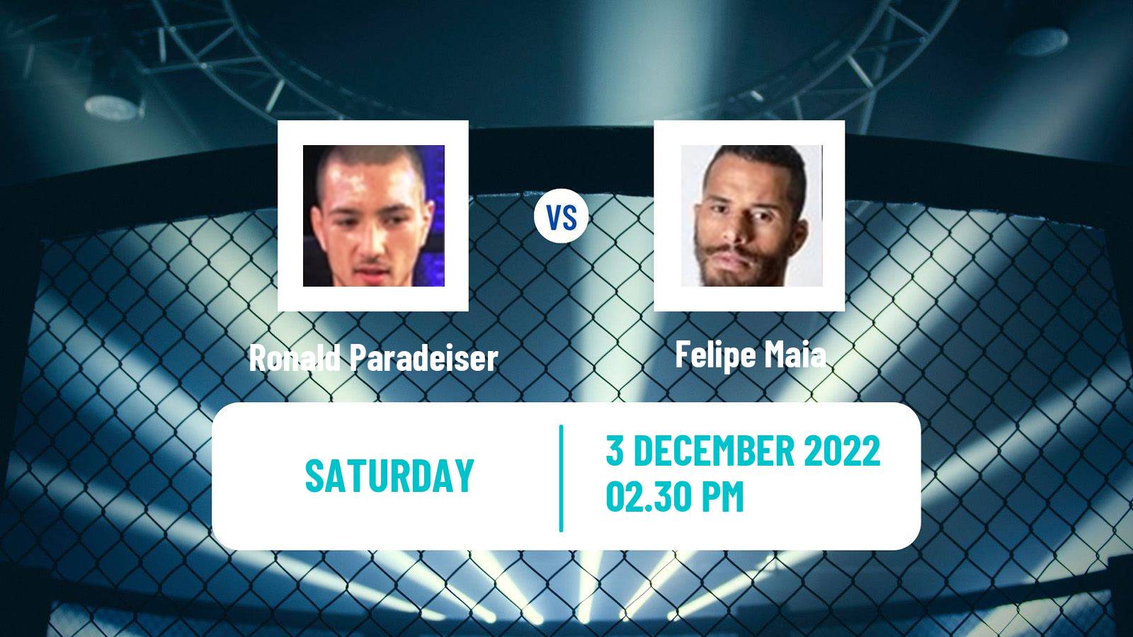 MMA MMA Ronald Paradeiser - Felipe Maia
