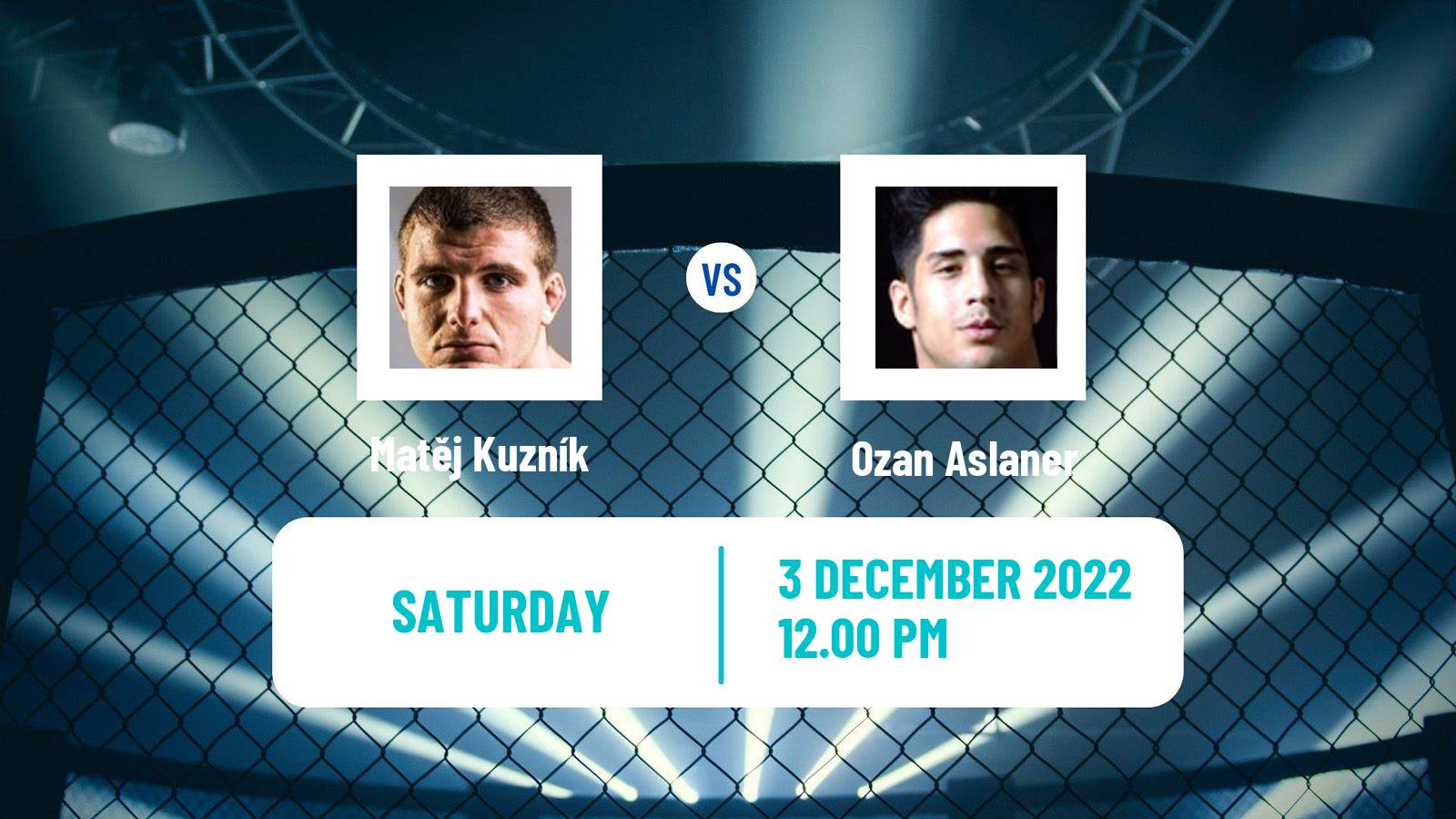 MMA MMA Matěj Kuzník - Ozan Aslaner