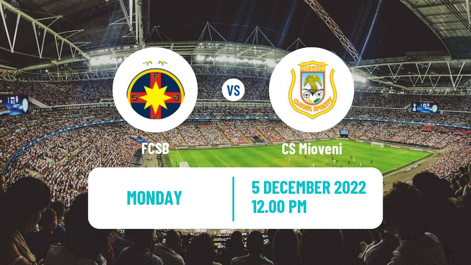 Soccer Romanian Liga 1 FCSB - Mioveni
