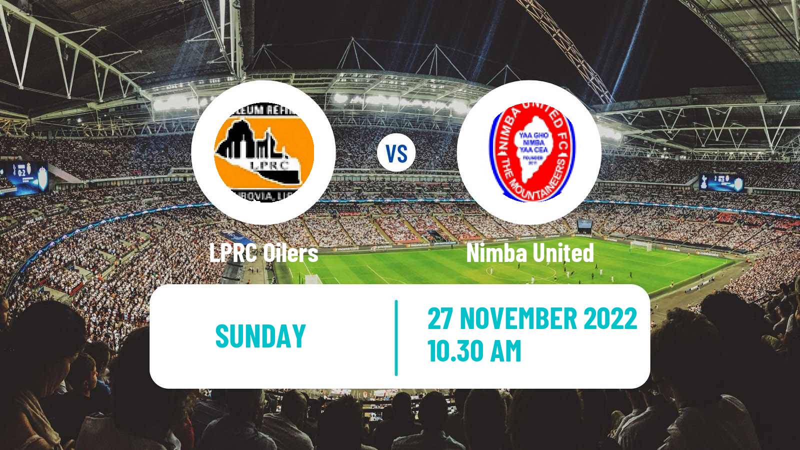Football Liberian First Division LPRC Oilers - Nimba United