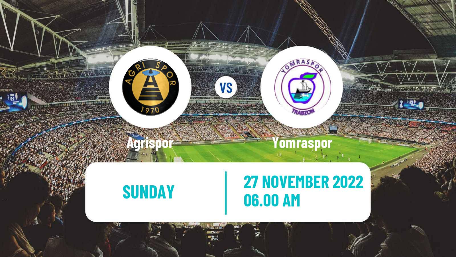 Soccer Turkish 3 Lig Group 1 Agrispor - Yomraspor