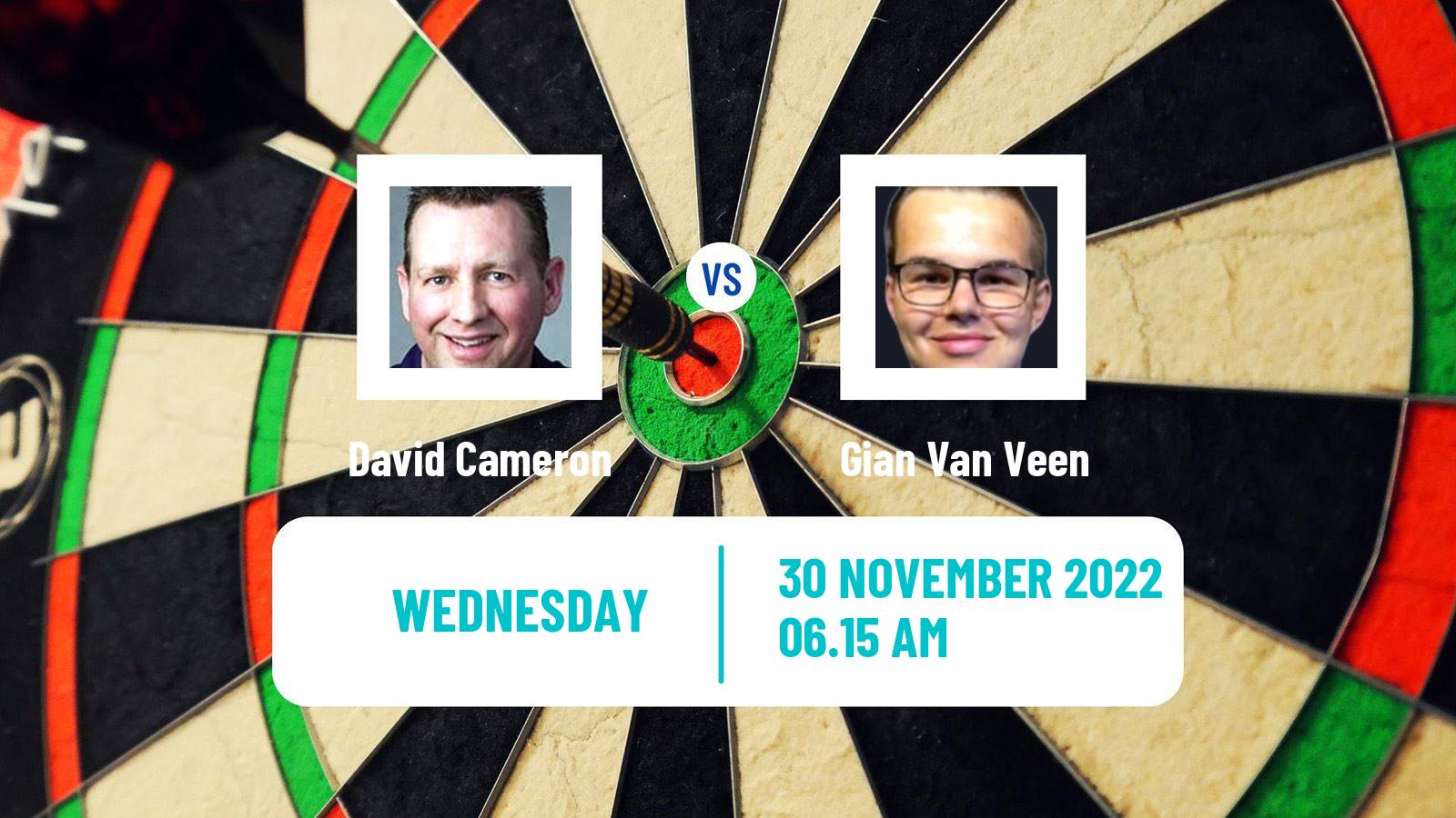 Darts Darts David Cameron - Gian Van Veen