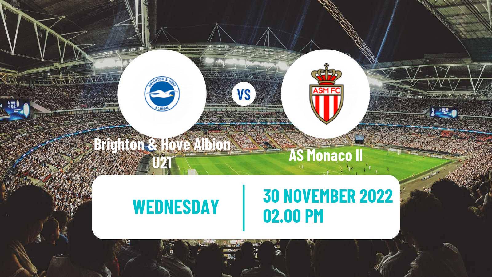 Soccer English Premier League International Cup Brighton & Hove Albion U21 - Monaco II