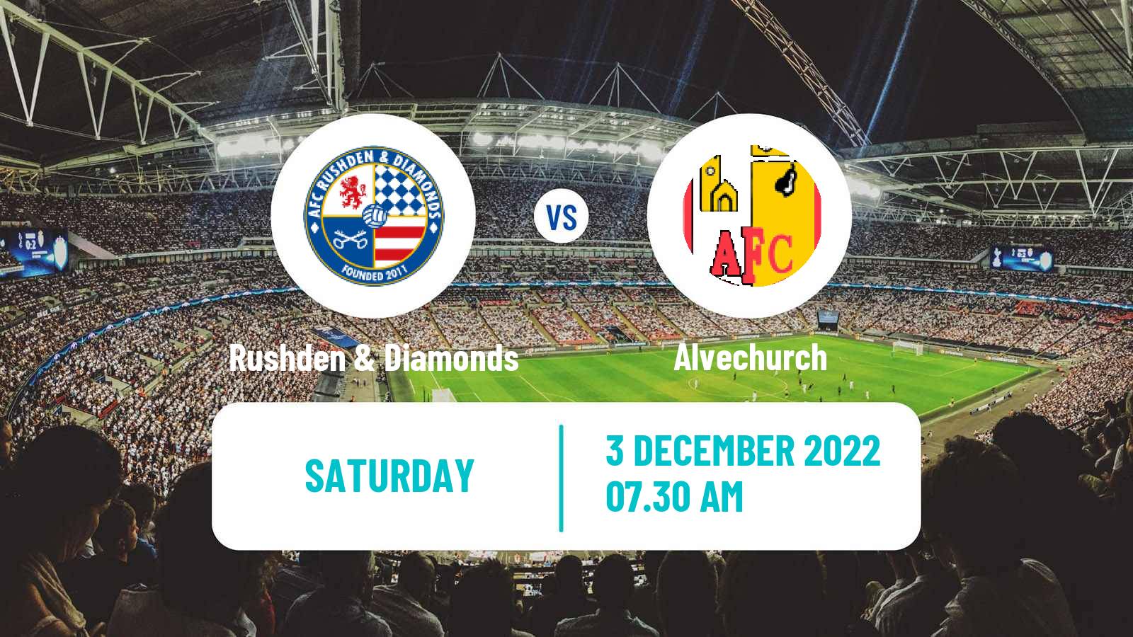 Soccer English Southern League Central Division Rushden & Diamonds - Alvechurch