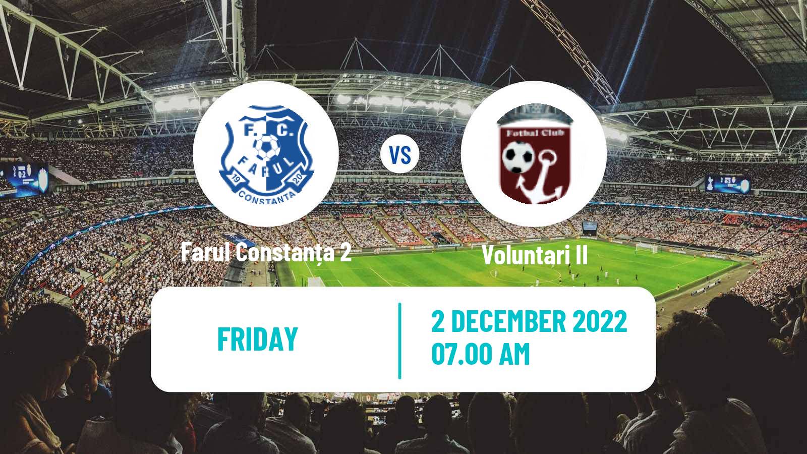 Soccer Romanian Liga 3 - Seria 3 Farul Constanța 2 - Voluntari II
