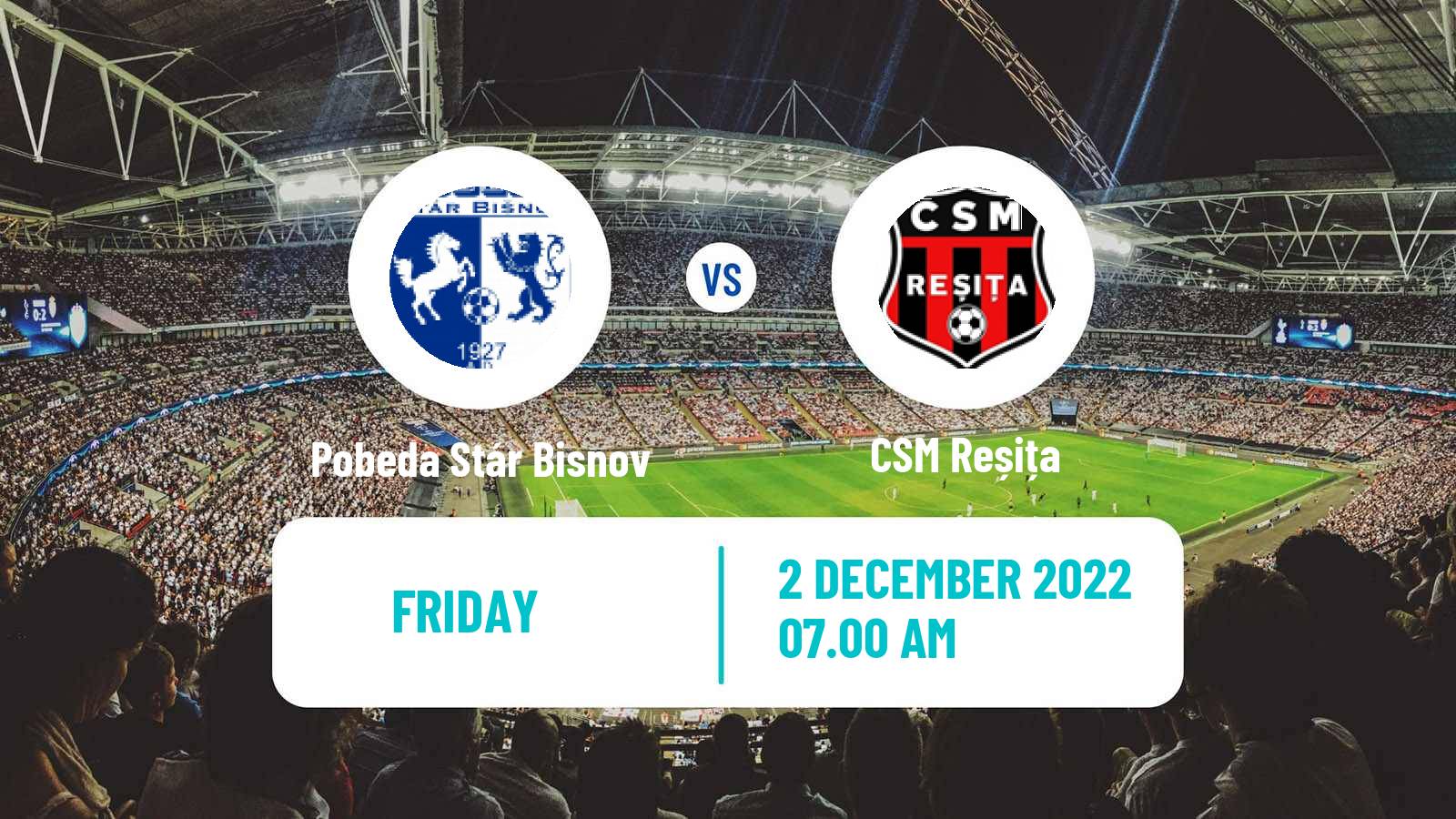 Soccer Romanian Liga 3 - Seria 8 Pobeda Stár Bisnov - Reșița