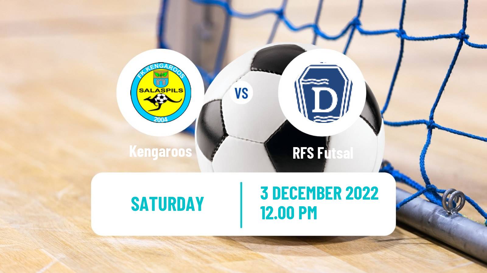 Futsal Latvian Virsliga Futsal Kengaroos - RFS