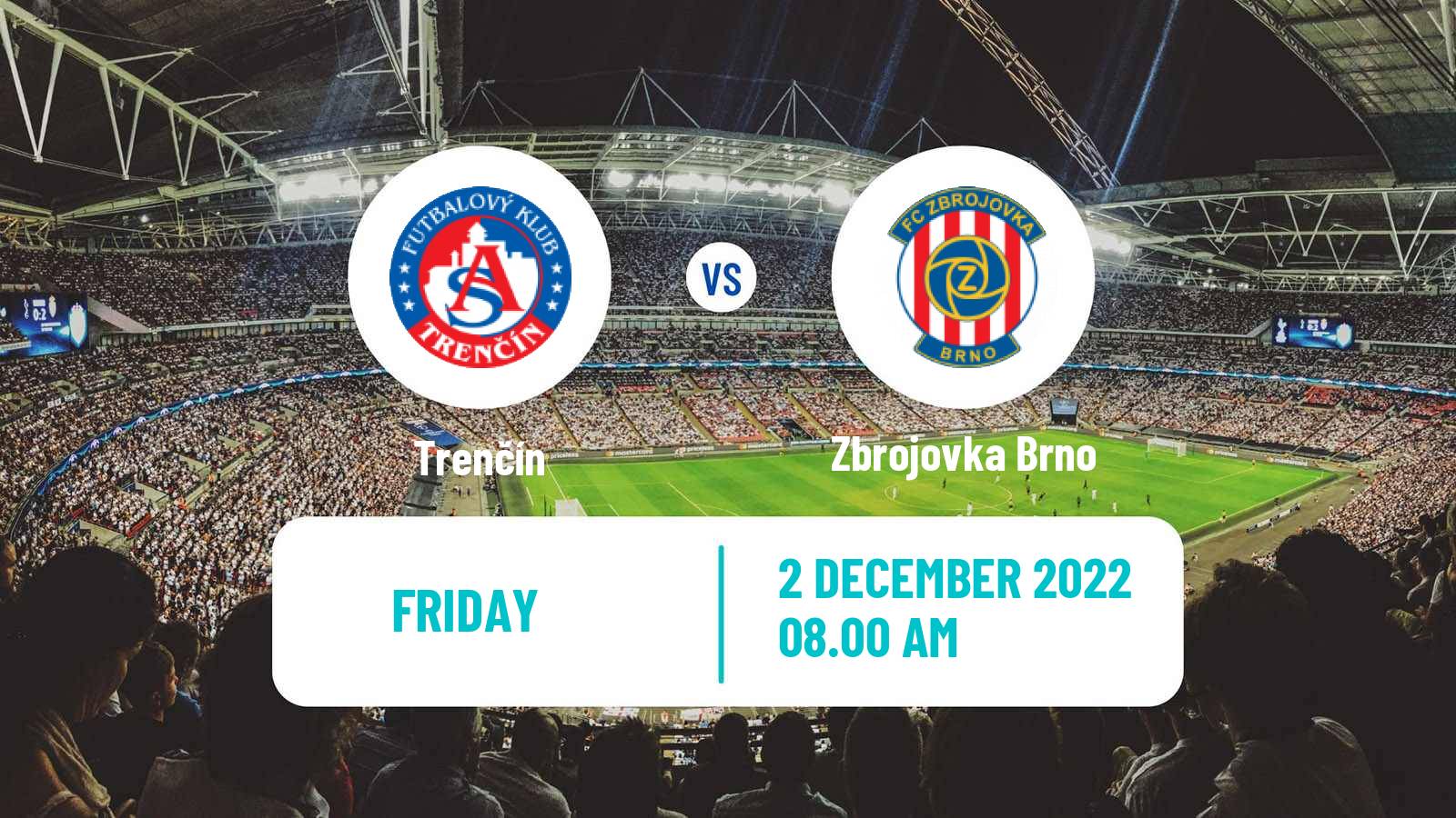 Soccer Czech Tipsport Liga Trenčín - Zbrojovka Brno
