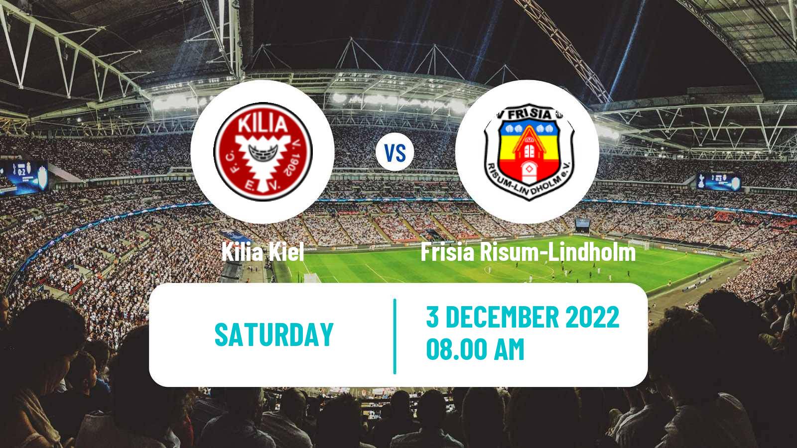 Soccer German Oberliga Schleswig-Holstein Kilia Kiel - Frisia Risum-Lindholm