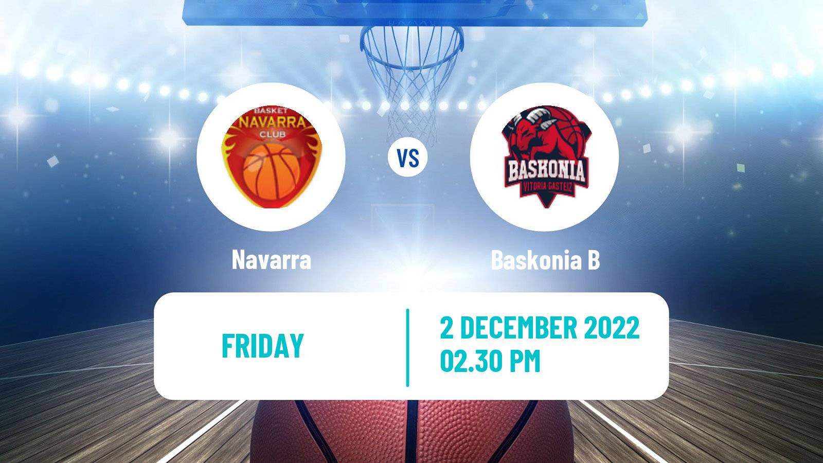 Basketball Spanish LEB Plata Navarra - Baskonia B