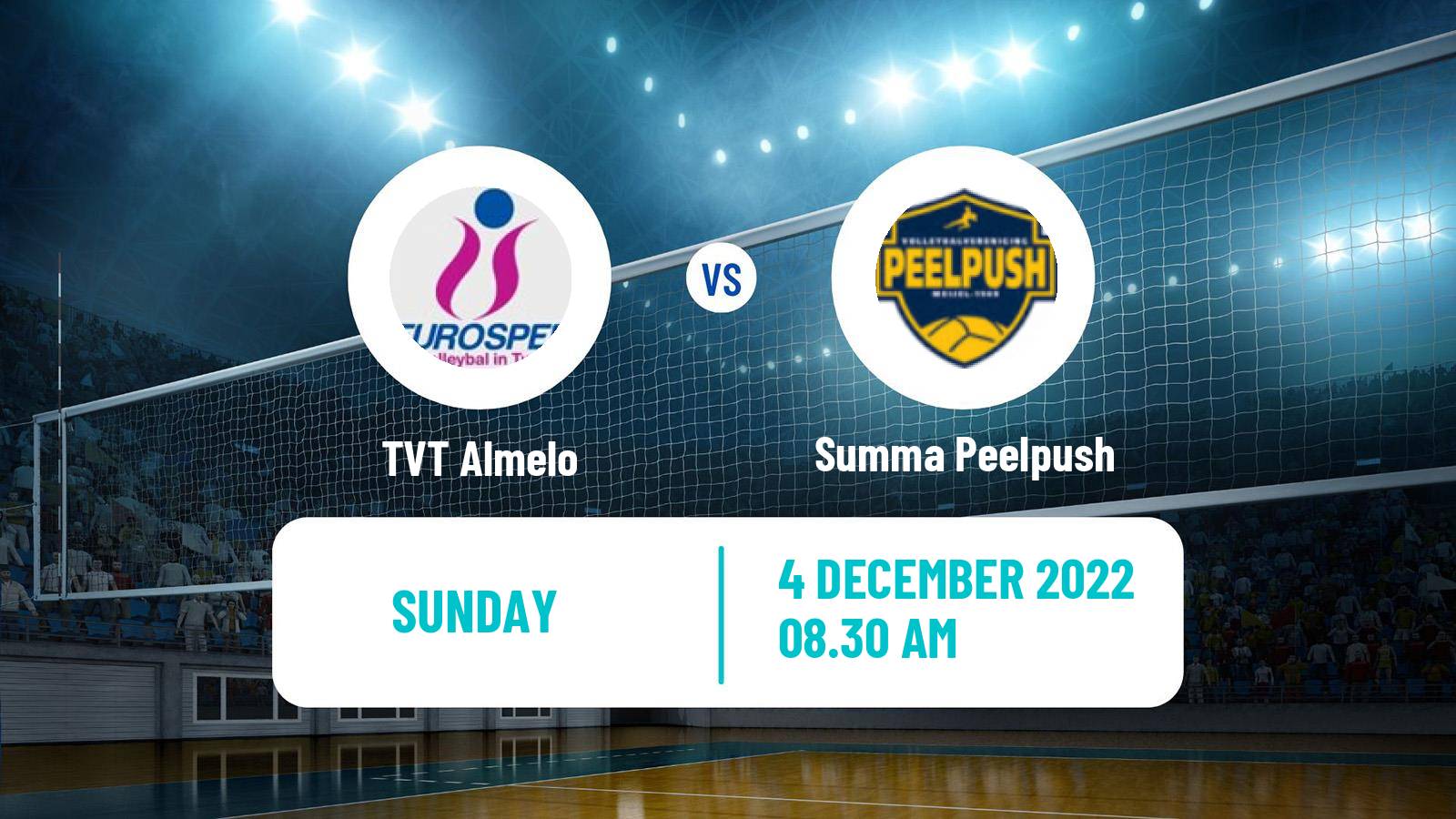 Volleyball Dutch Eredivisie Volleyball Women TVT Almelo - Summa Peelpush