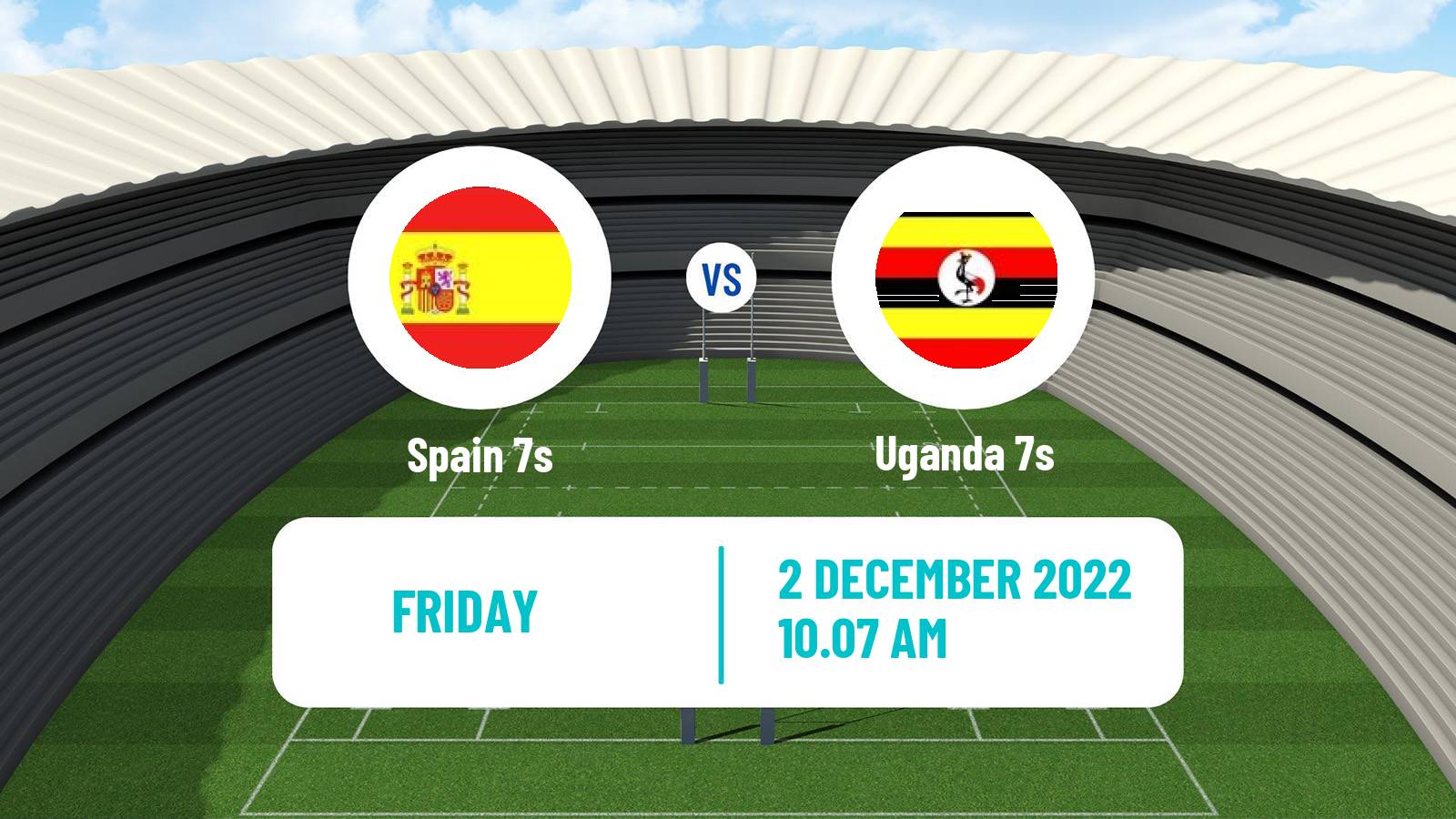 Rugby union Sevens World Series - Dubai Spain 7s - Uganda 7s