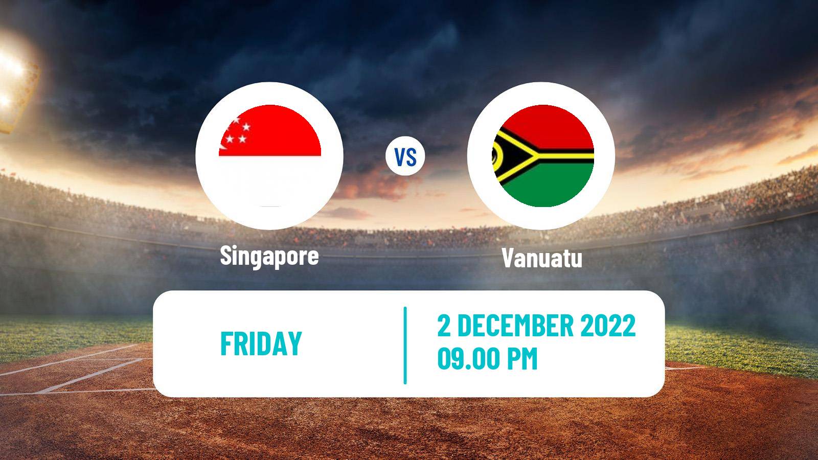 Cricket CWC Challenge League Cricket Singapore - Vanuatu