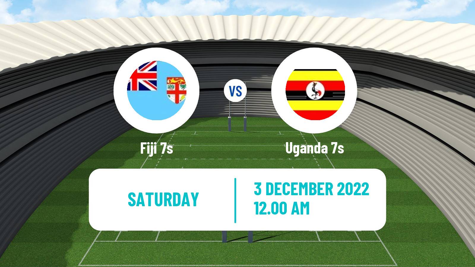 Rugby union Sevens World Series - Dubai Fiji 7s - Uganda 7s