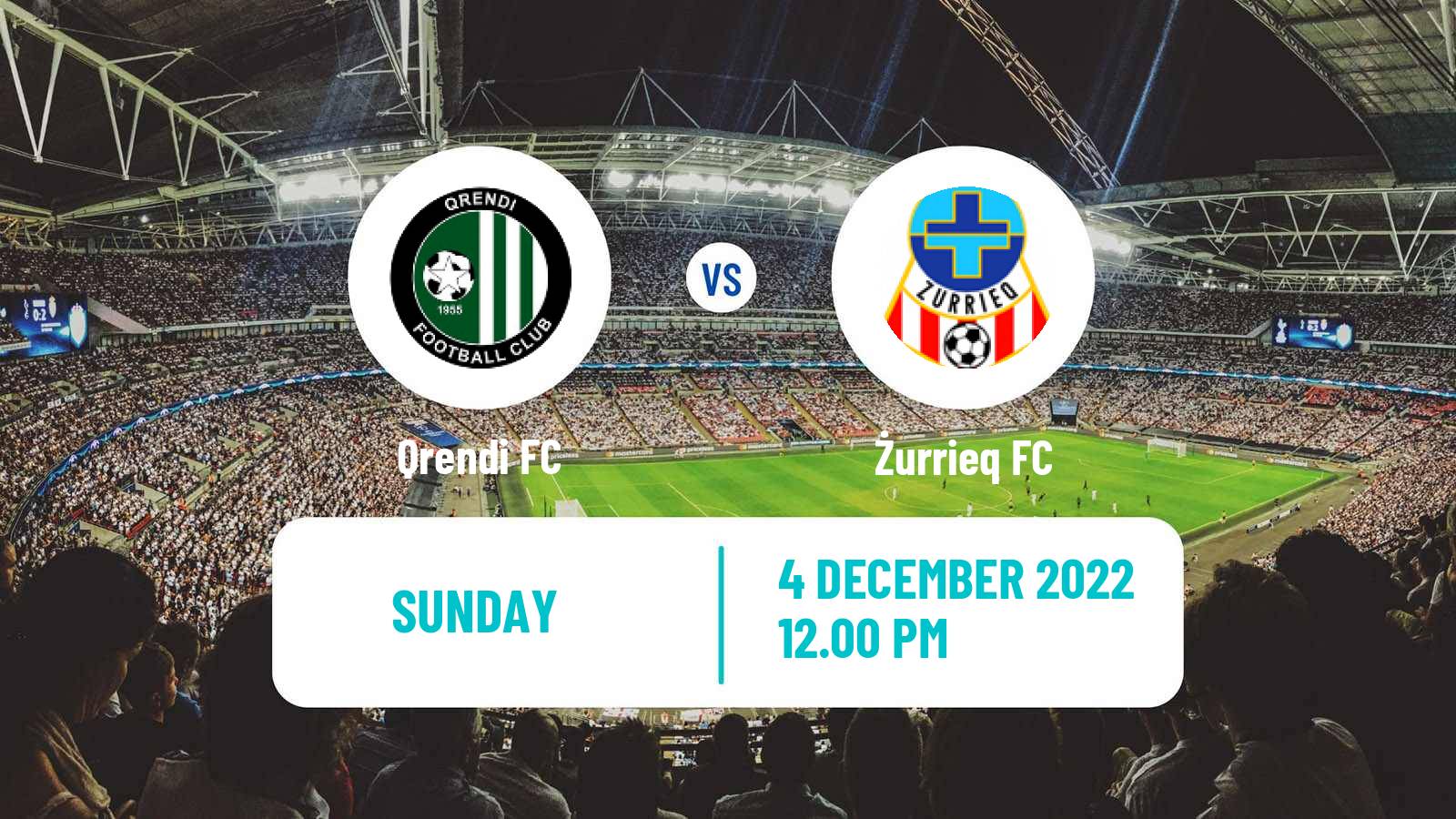 Soccer Maltese Challenge League Qrendi - Żurrieq