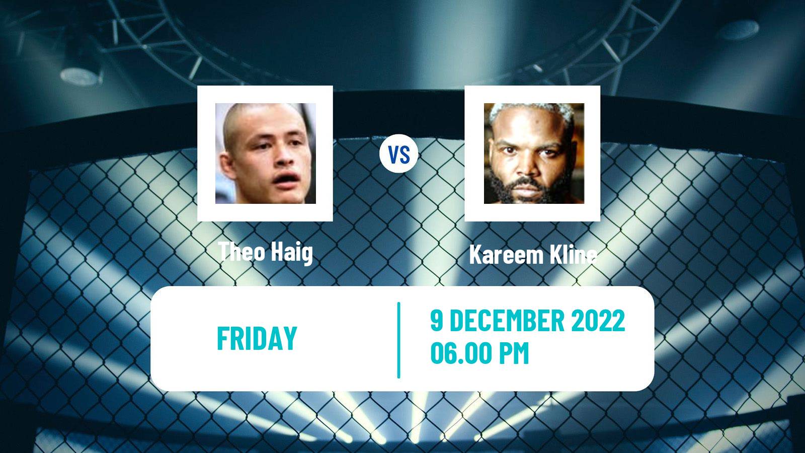 MMA MMA Theo Haig - Kareem Kline