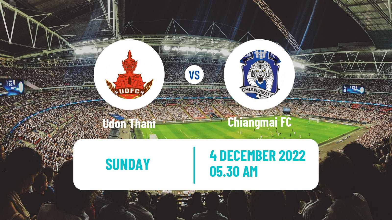 Soccer Thai League 2 Udon Thani - Chiangmai