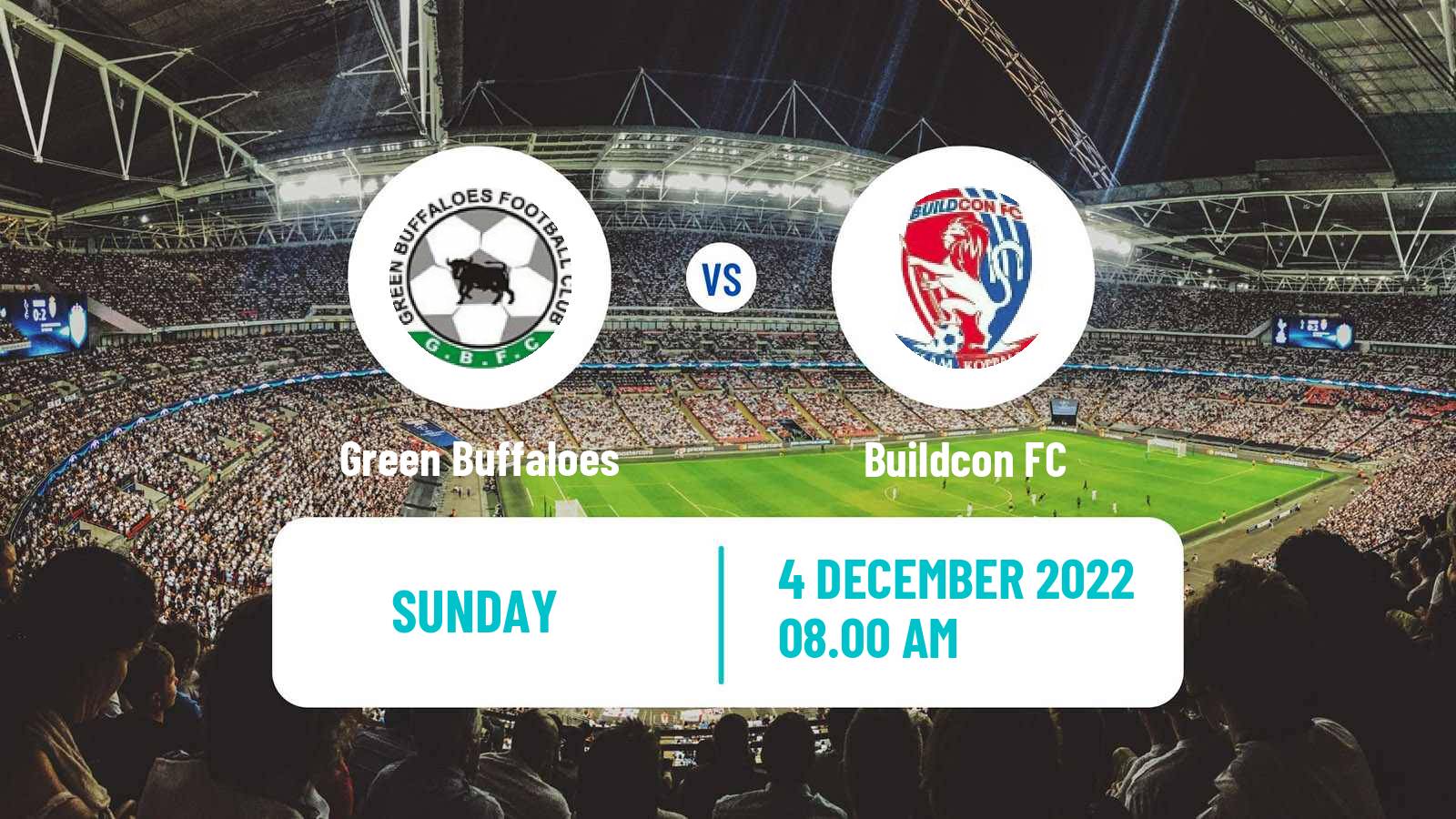 Soccer Zambian Premier League Green Buffaloes - Buildcon