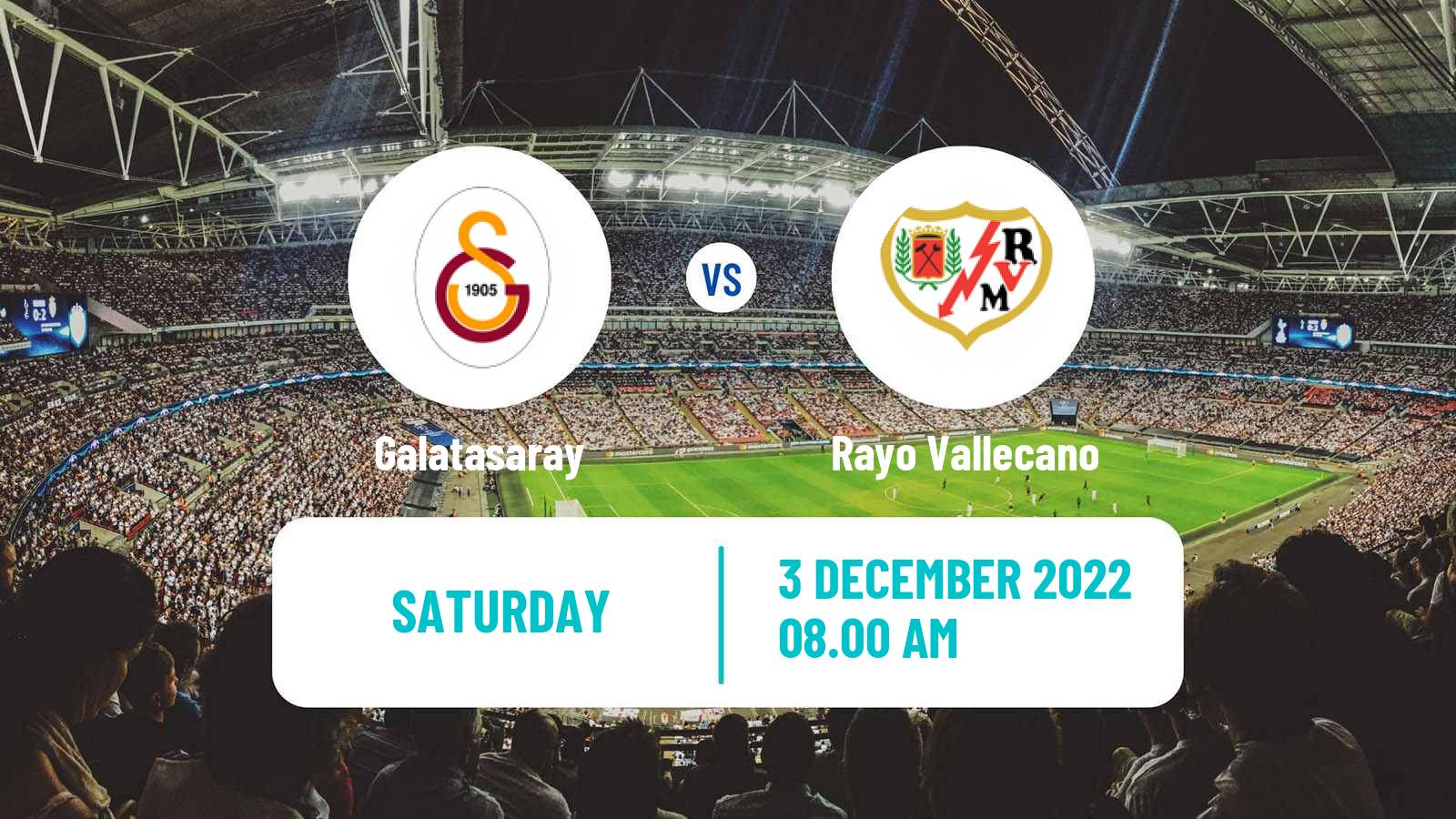 Soccer Club Friendly Galatasaray - Rayo Vallecano