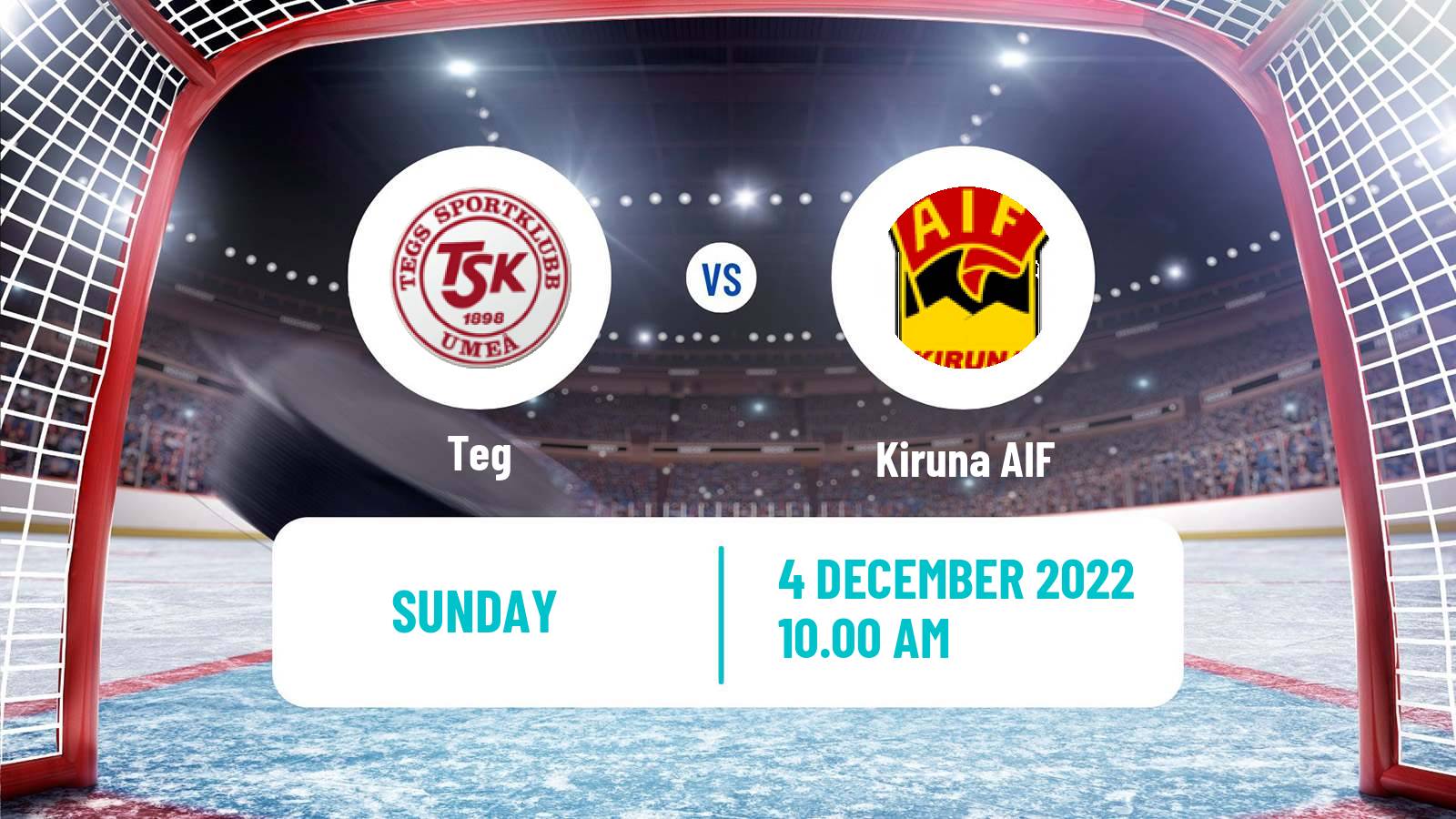 Hockey Swedish HockeyEttan Norra Teg - Kiruna AIF