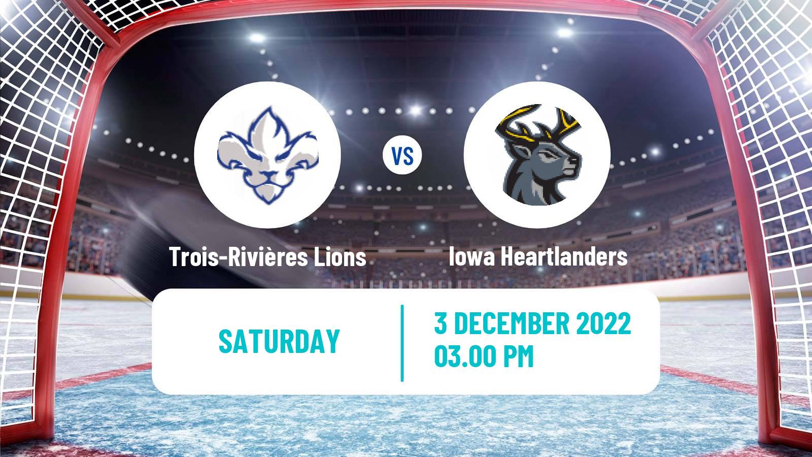Hockey ECHL Trois-Rivières Lions - Iowa Heartlanders