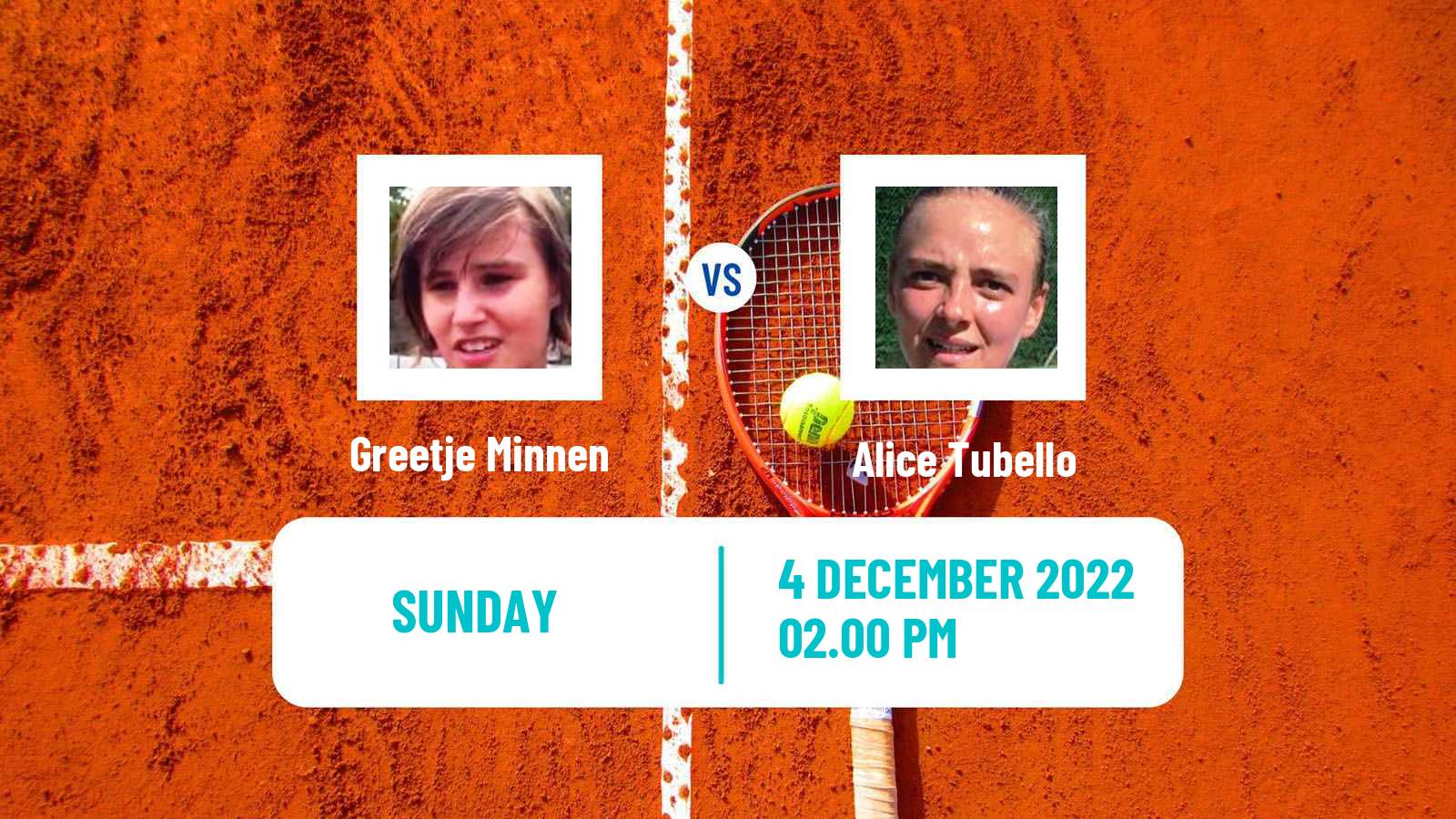 Tennis ATP Challenger Greetje Minnen - Alice Tubello