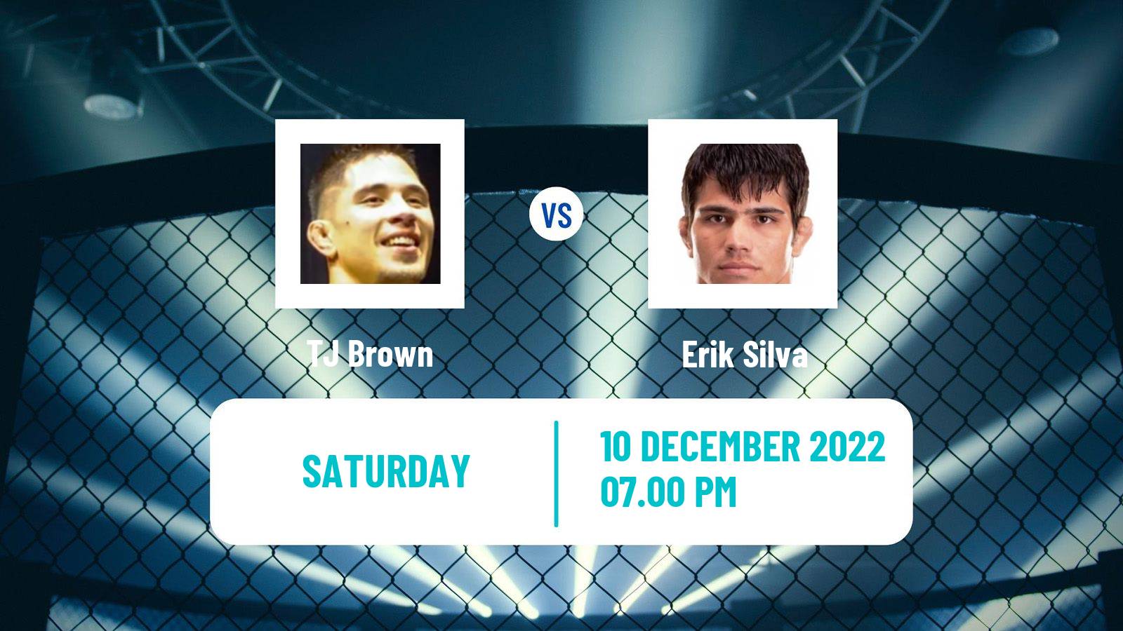MMA MMA TJ Brown - Erik Silva
