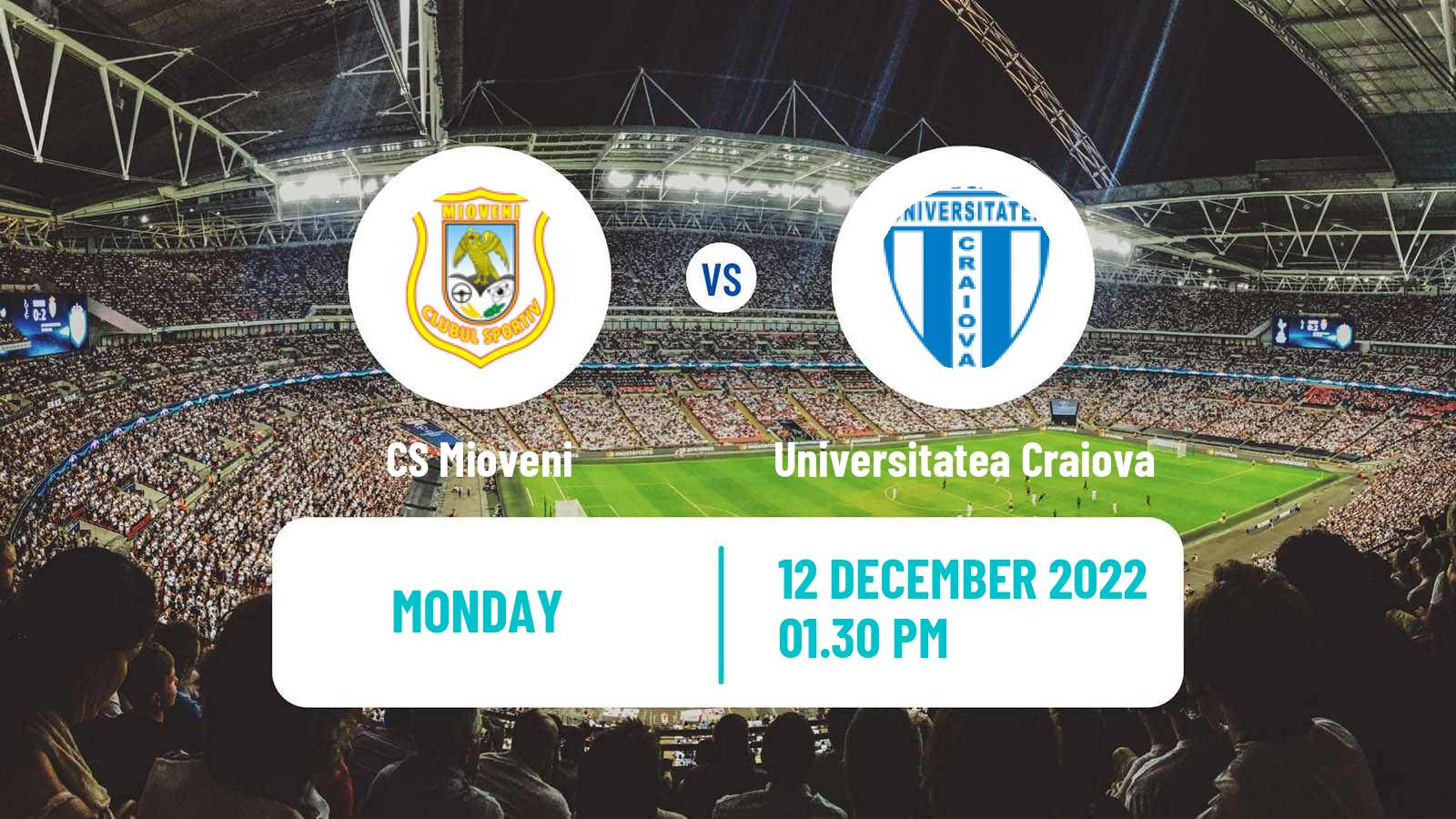 Soccer Romanian Liga 1 Mioveni - Universitatea Craiova