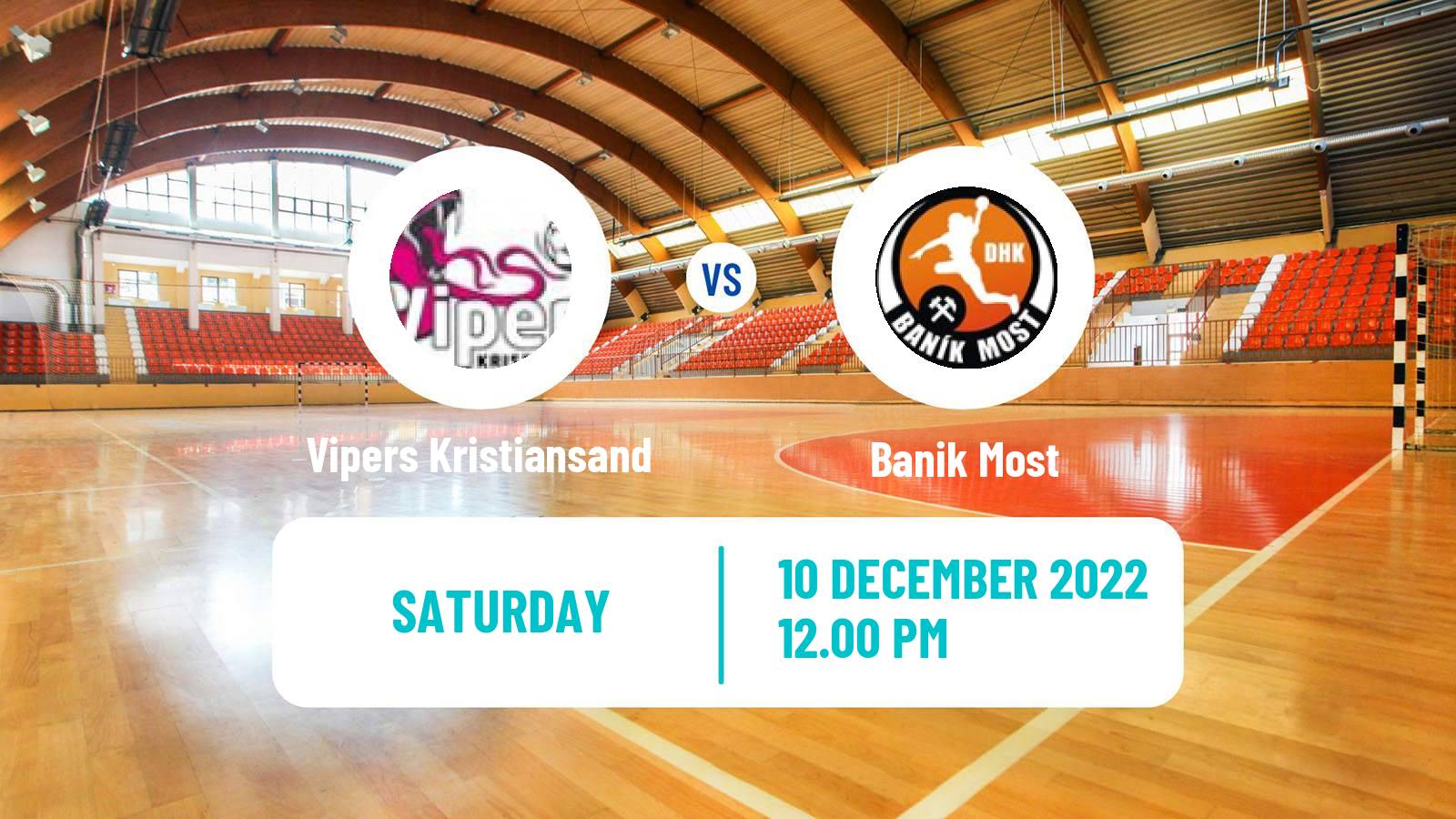 Handball EHF Champions League Women Vipers Kristiansand - Banik Most