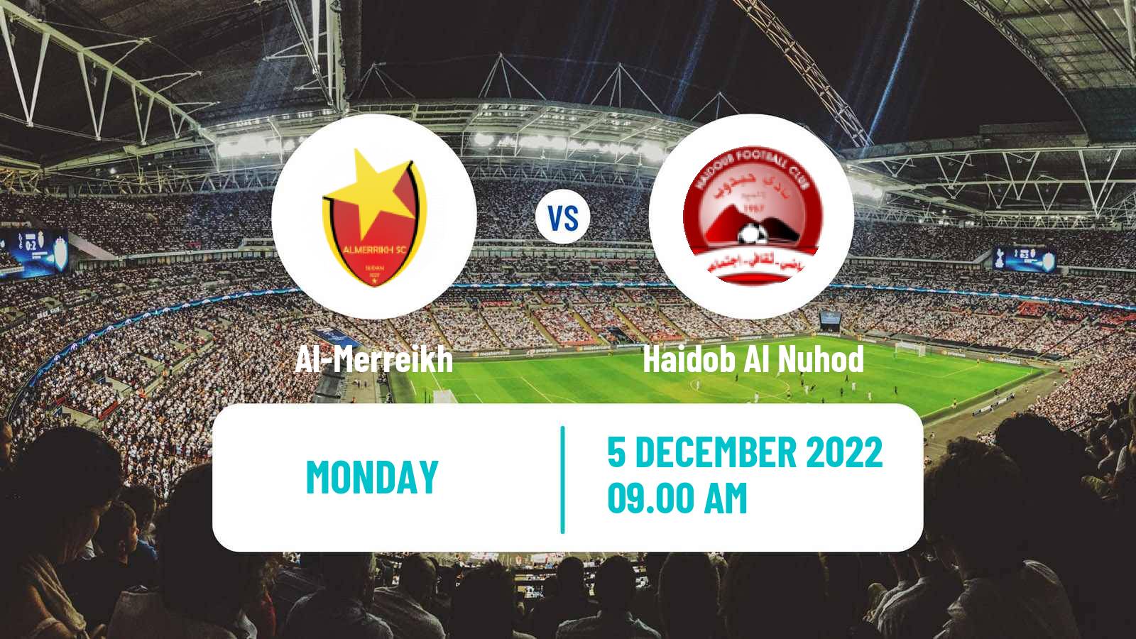 Soccer Sudan Premier League Al-Merreikh - Haidob Al Nuhod