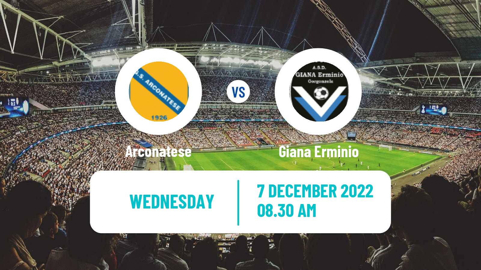 Soccer Coppa Italia Serie D Arconatese - Giana Erminio