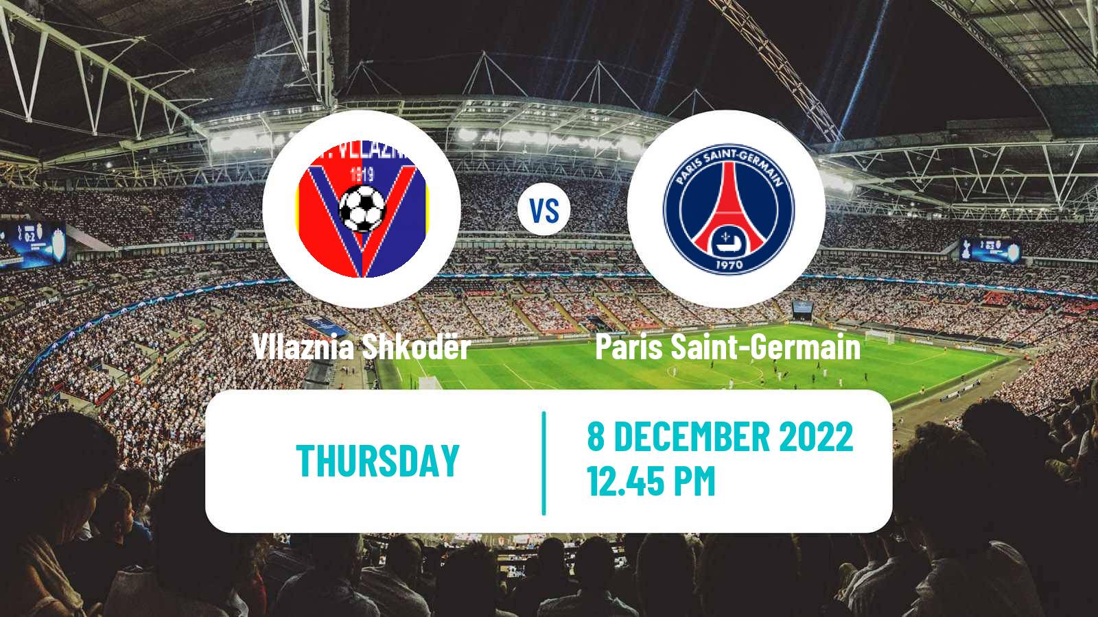 Soccer UEFA Champions League Women Vllaznia Shkodër - Paris Saint-Germain