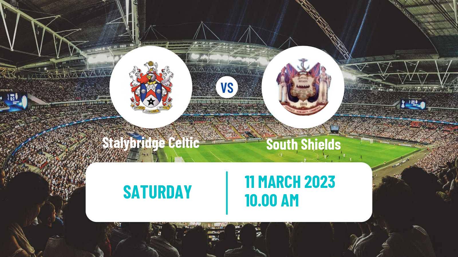 Soccer English NPL Premier Division Stalybridge Celtic - South Shields