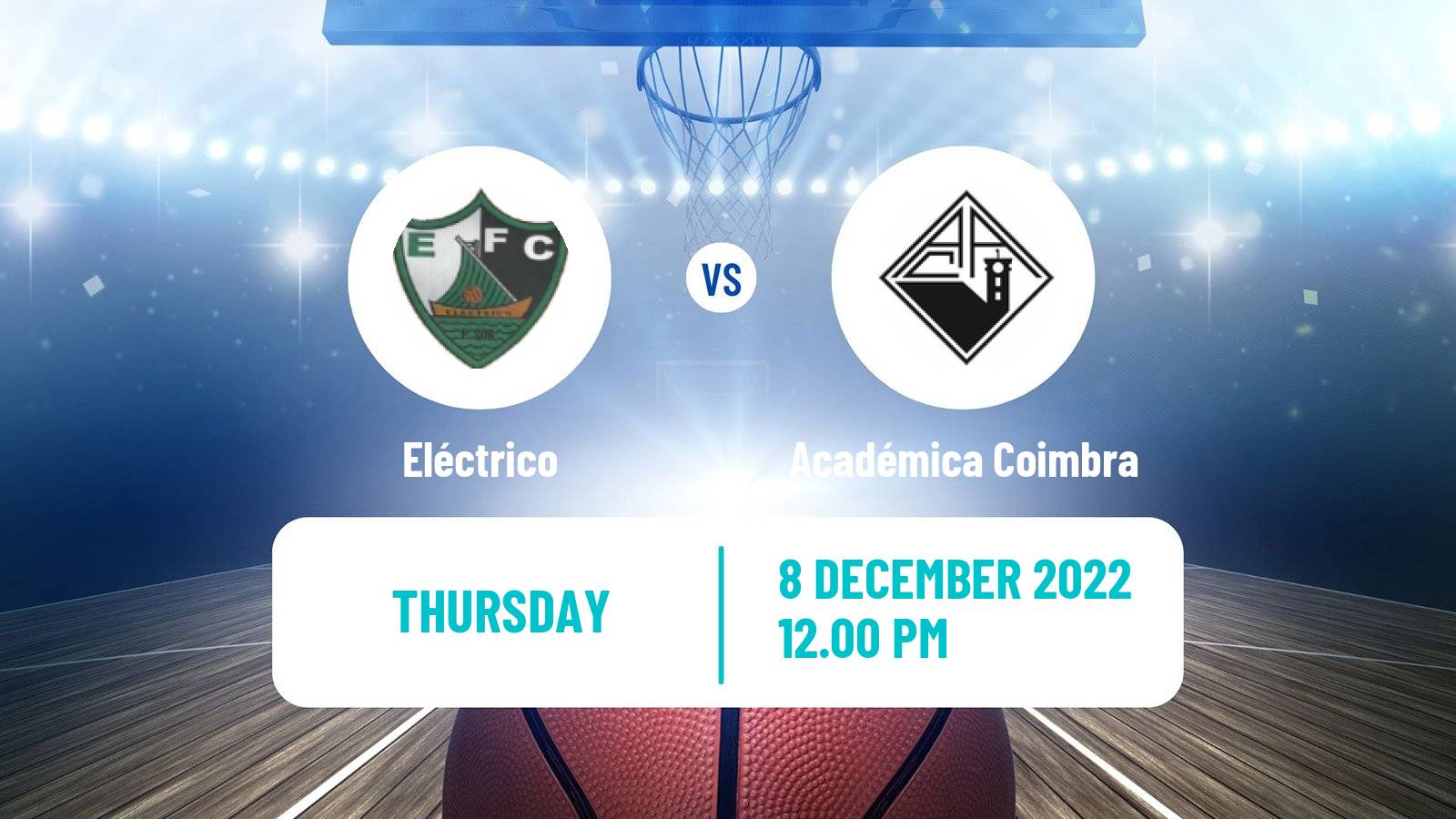 Basketball Portuguese Proliga Basketball Eléctrico - Académica Coimbra