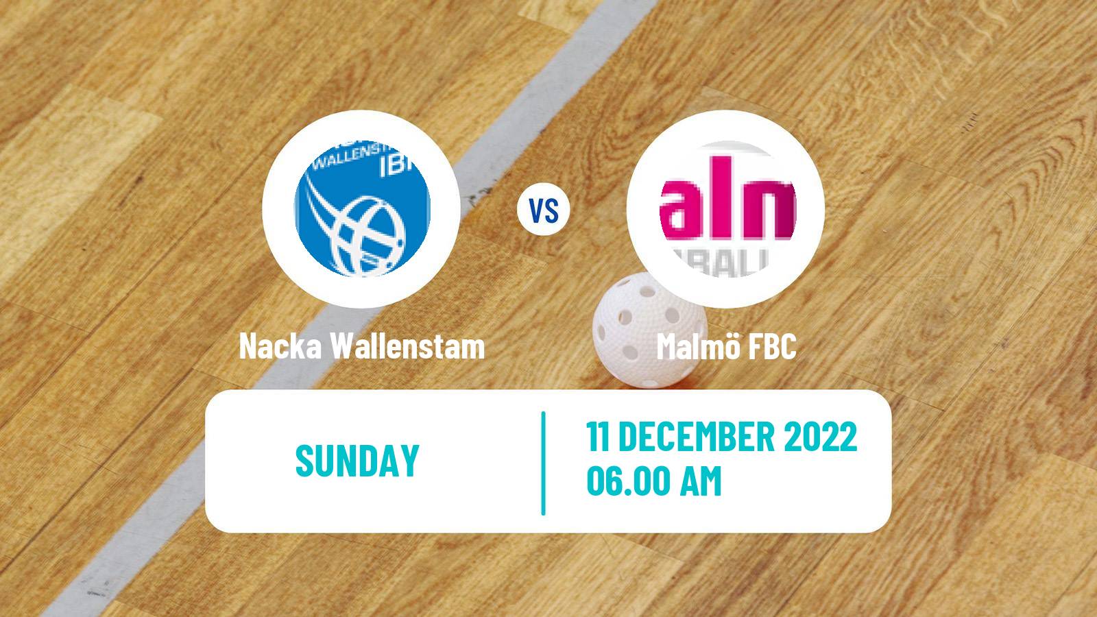 Floorball Swedish Superligan Floorball Women Nacka Wallenstam - Malmö FBC