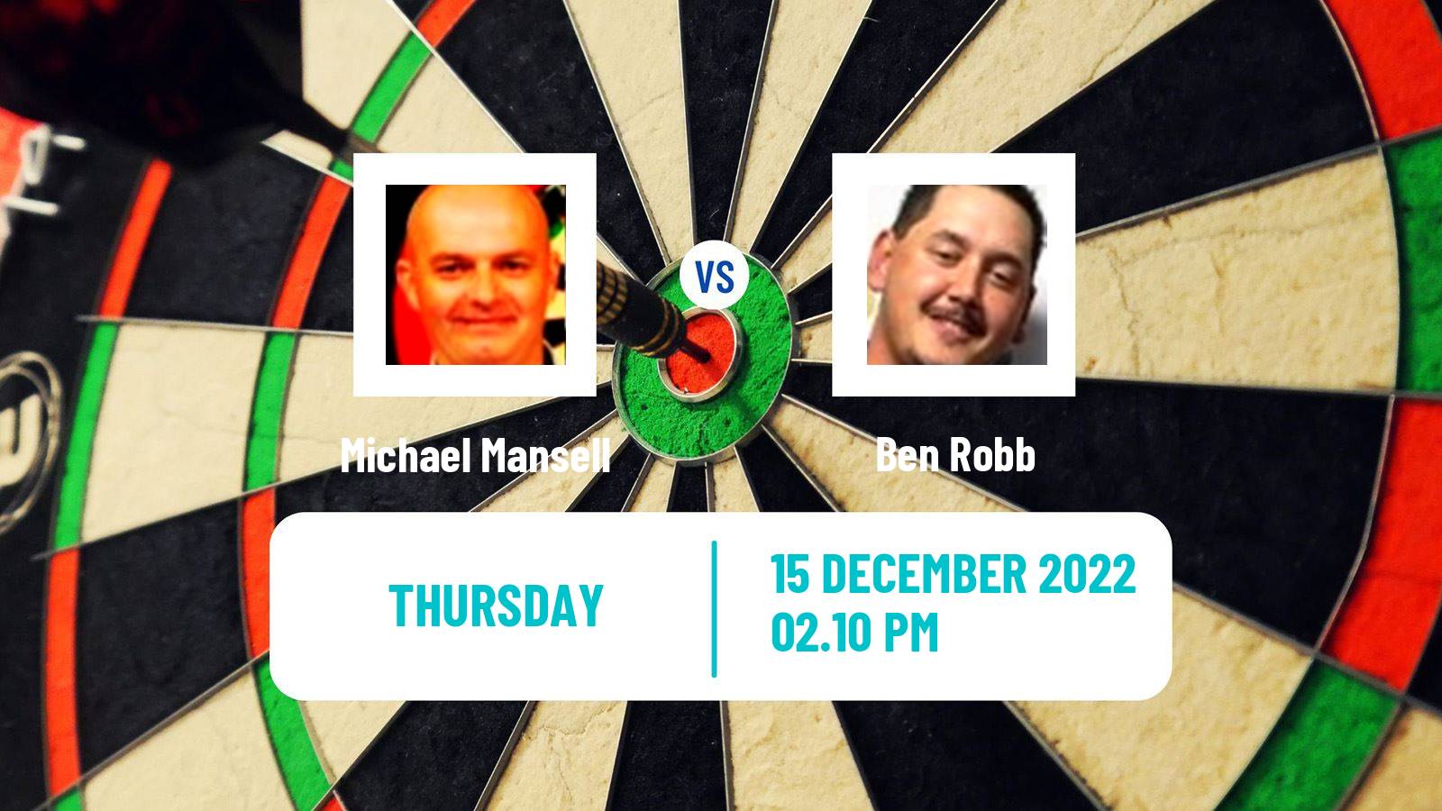 Darts Darts Michael Mansell - Ben Robb