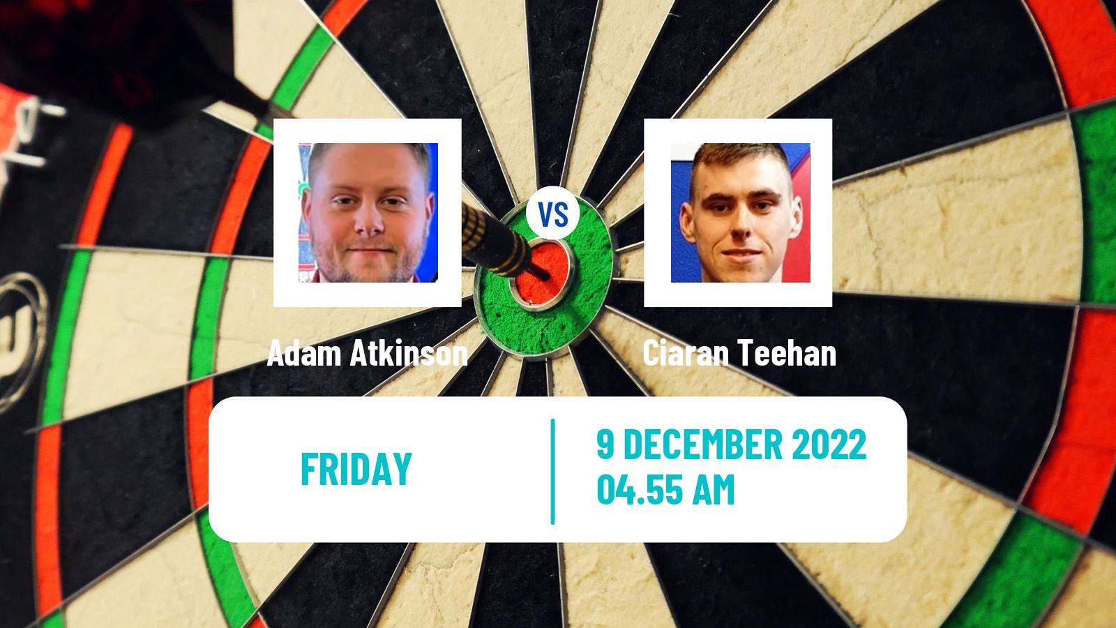 Darts Darts Adam Atkinson - Ciaran Teehan