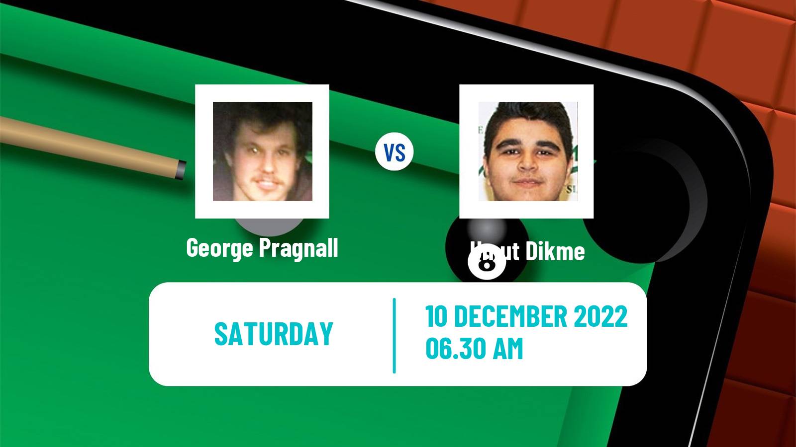 Snooker Snooker George Pragnall - Umut Dikme