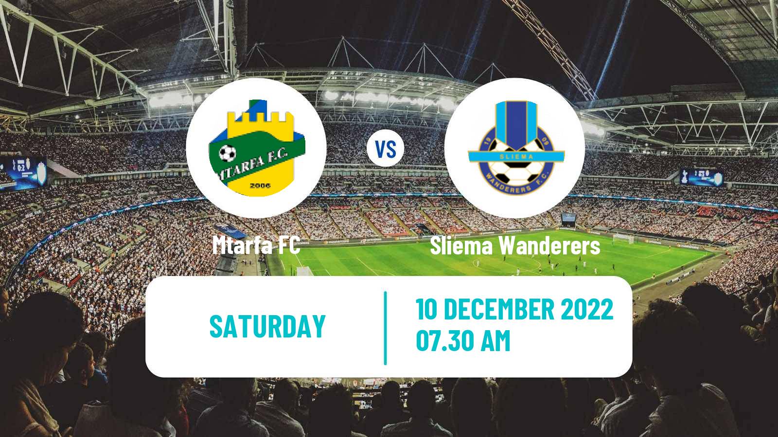 Soccer Maltese Challenge League Mtarfa - Sliema Wanderers