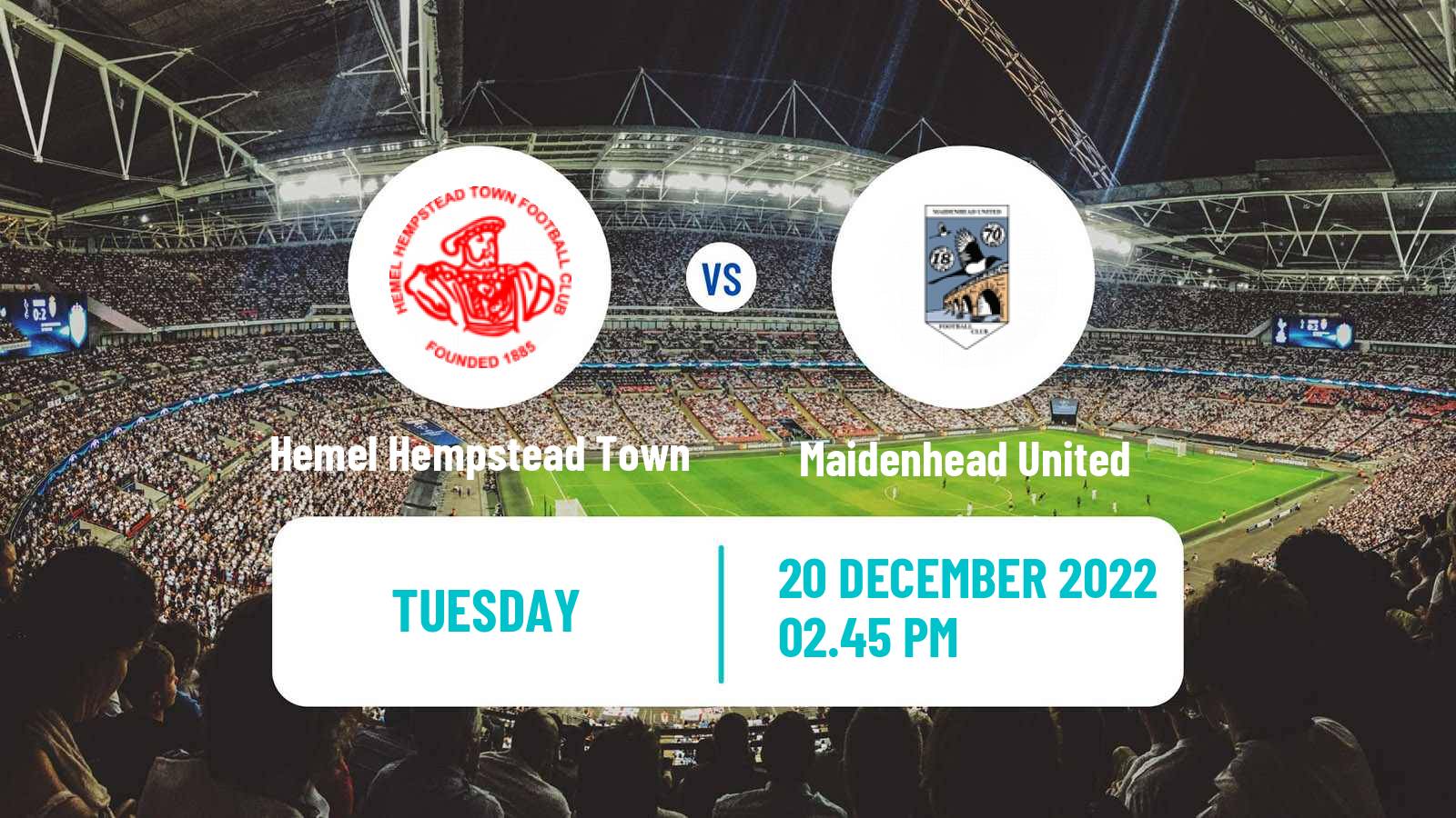 Soccer English FA Trophy Hemel Hempstead Town - Maidenhead United