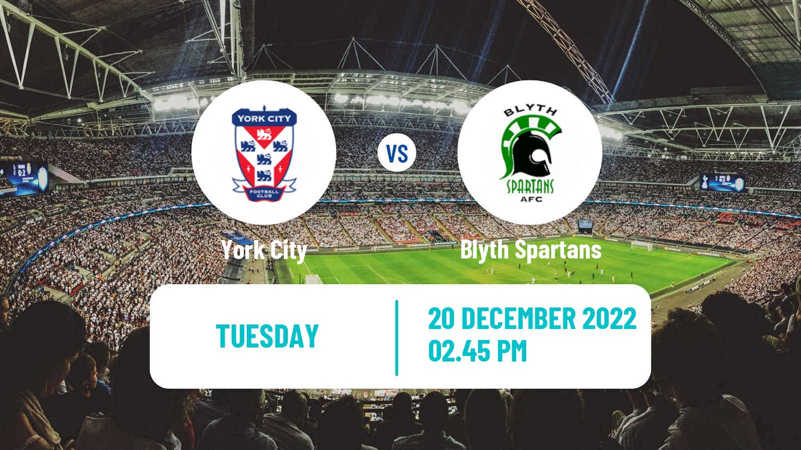 Soccer English FA Trophy York City - Blyth Spartans