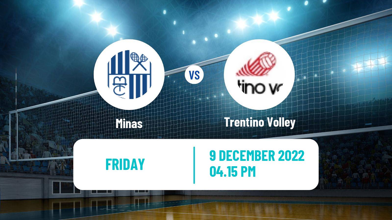 Volleyball Club World Championship Volleyball Minas - Trentino Volley