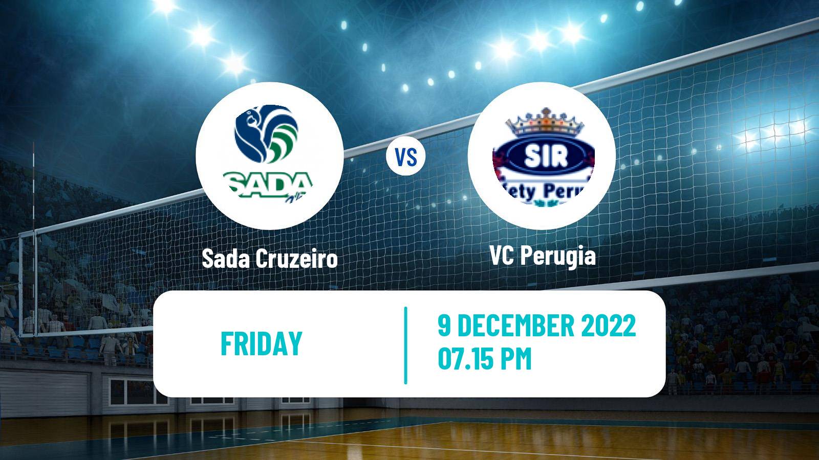 Volleyball Club World Championship Volleyball Sada Cruzeiro - Perugia
