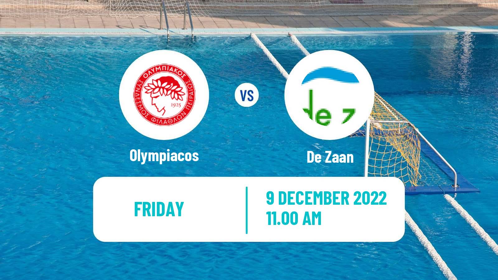 Water polo Champions League Water Polo Women Olympiacos - De Zaan