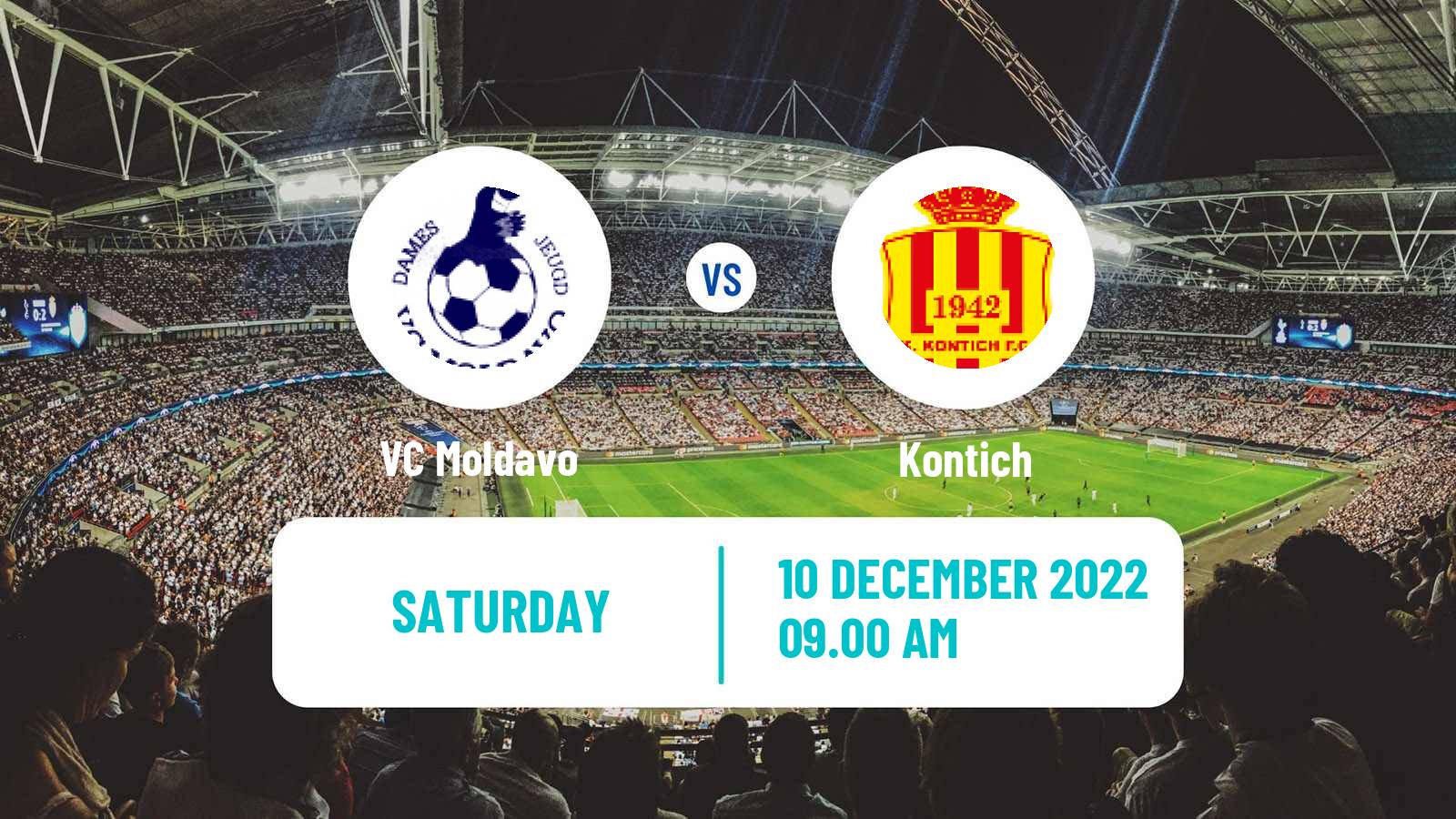 Soccer Belgian 1st National Women Moldavo - Kontich