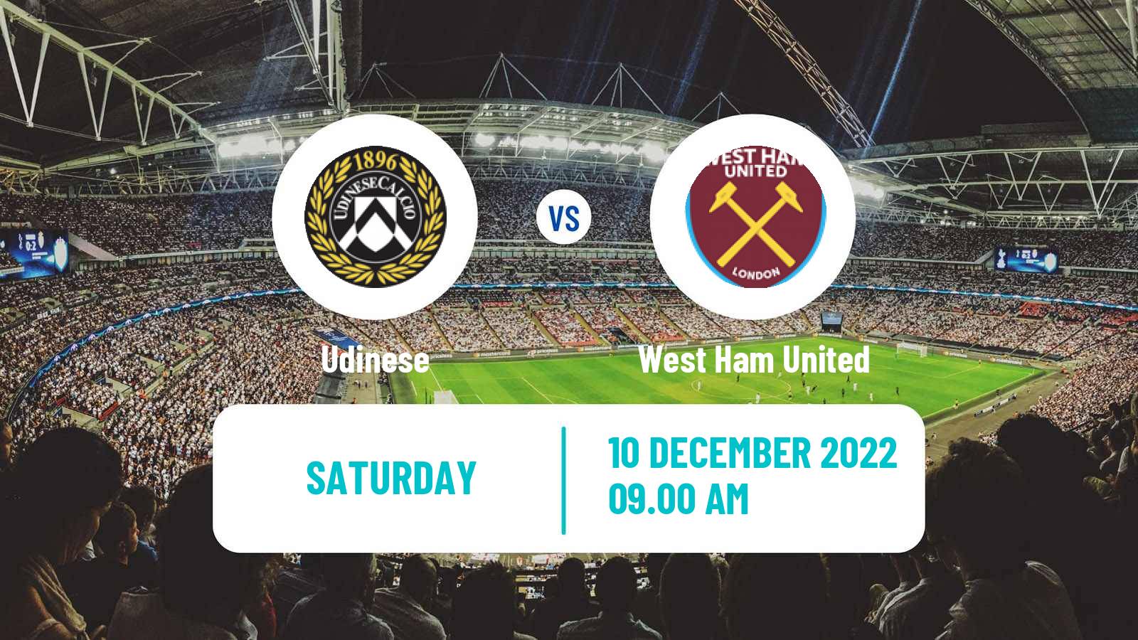 Soccer Club Friendly Udinese - West Ham United