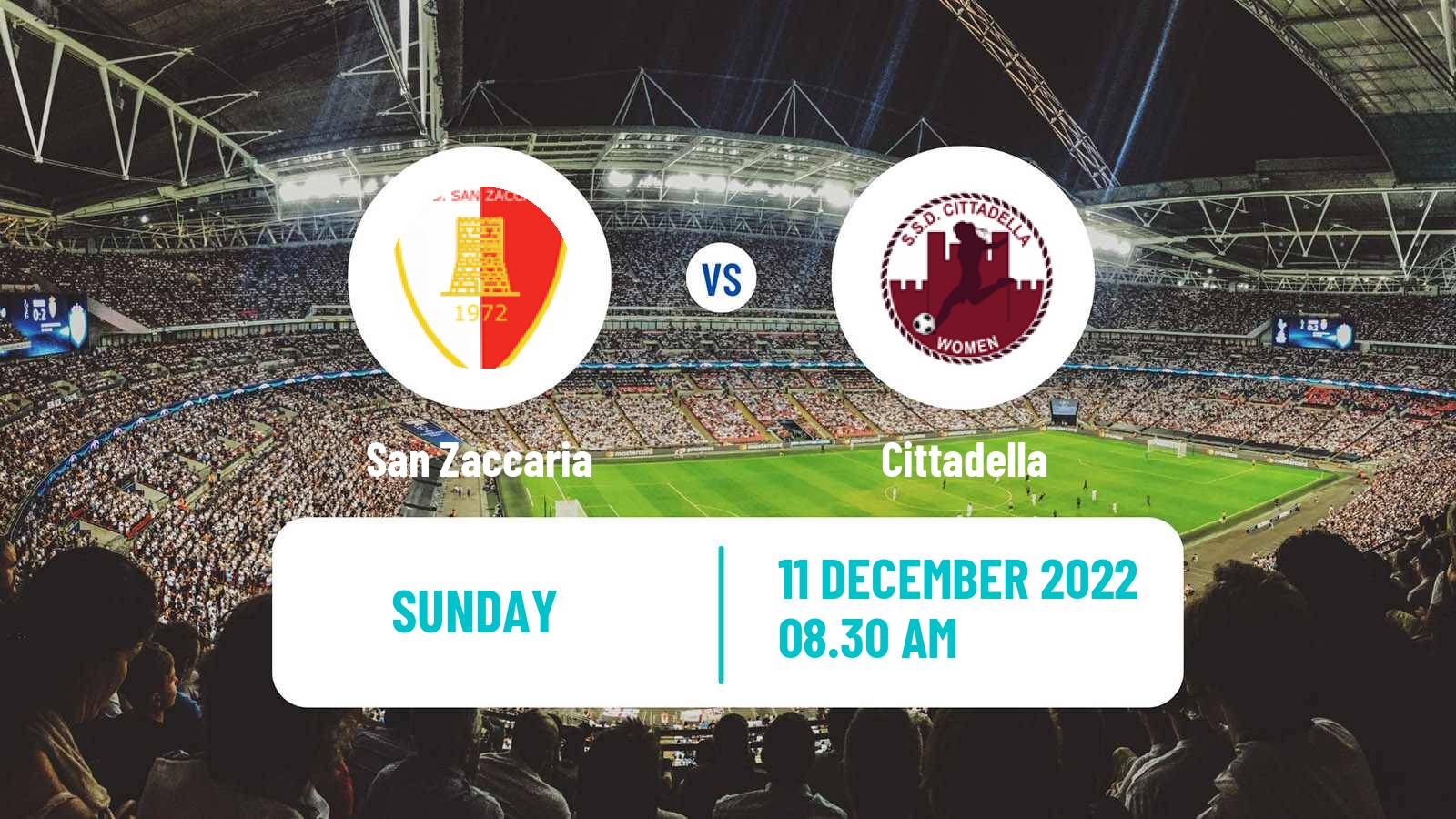 Soccer Italian Serie B Women San Zaccaria - Cittadella