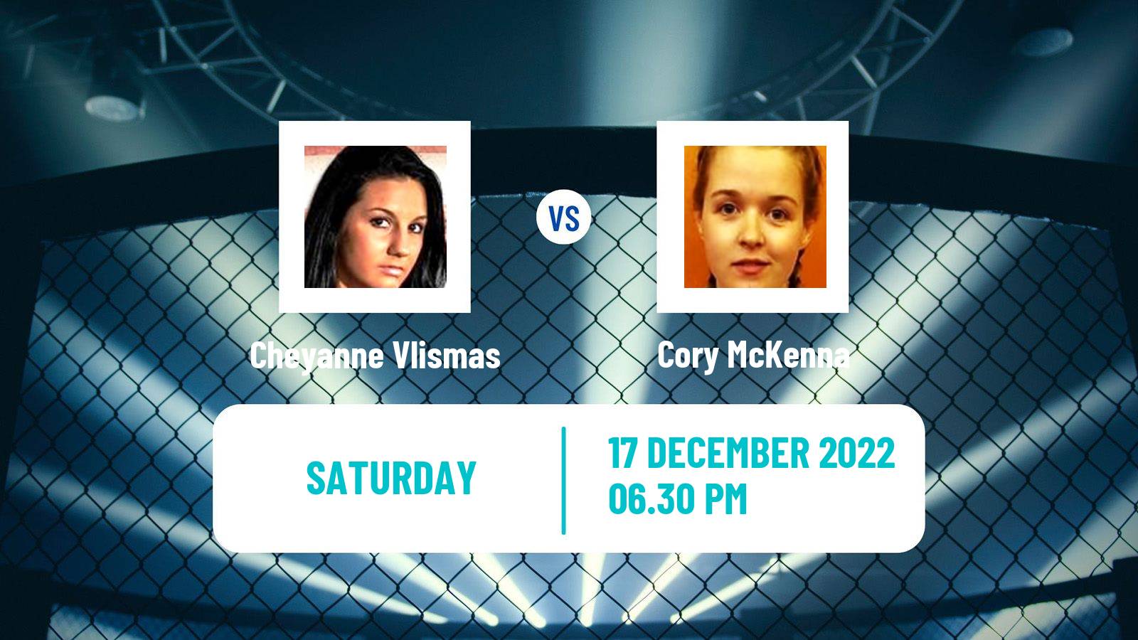 MMA MMA Cheyanne Vlismas - Cory McKenna