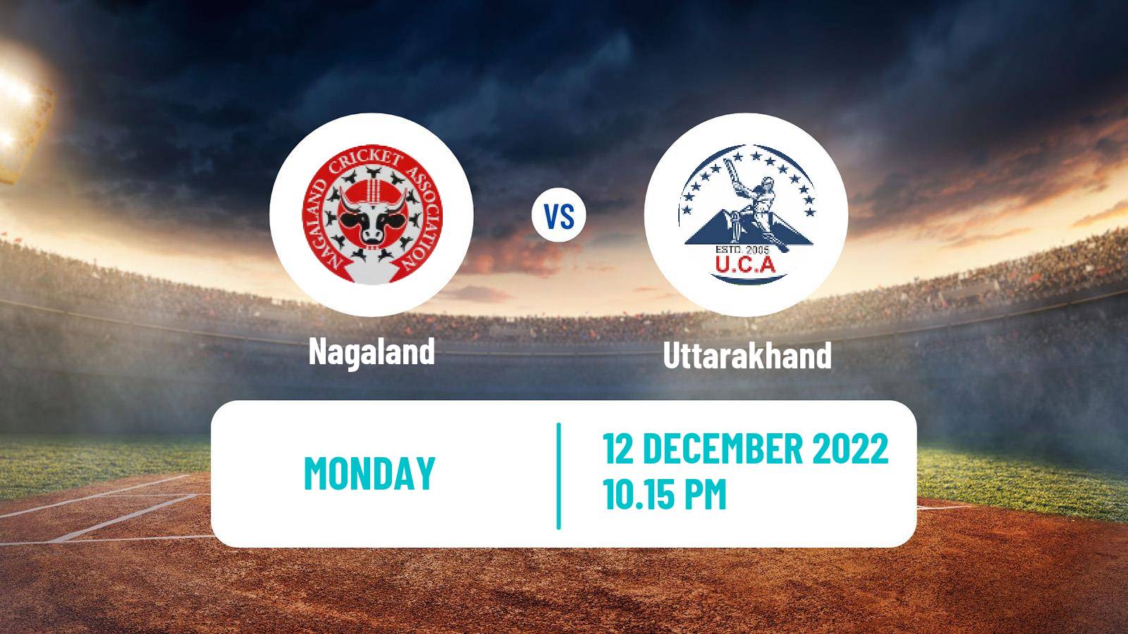 Cricket Ranji Trophy Nagaland - Uttarakhand